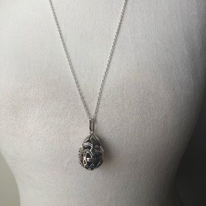 Birdcage essential oil necklace